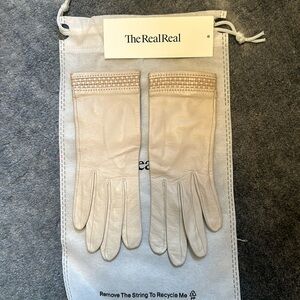 Hermes leather gloves size 6.5